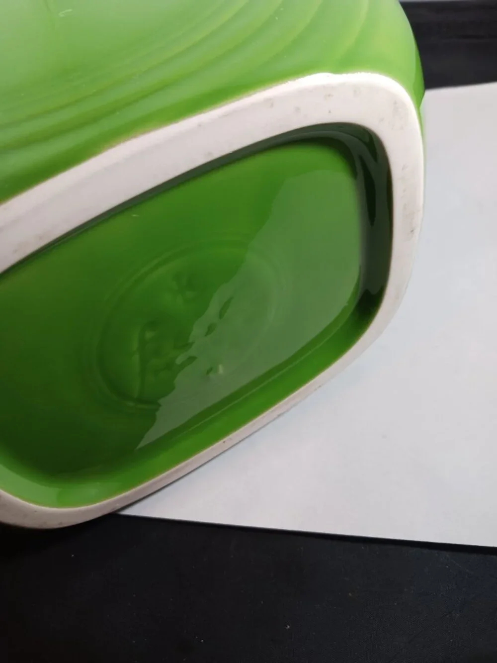Fiestaware Green Disc Large Pitcher Homer Laughlin